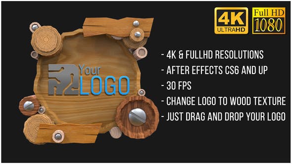Wooden Logo (AfterFX) - Videohive 23435315 Download