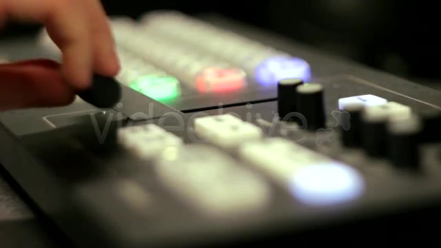Working in TV Studio Control Room  Videohive 980197 Stock Footage Image 6