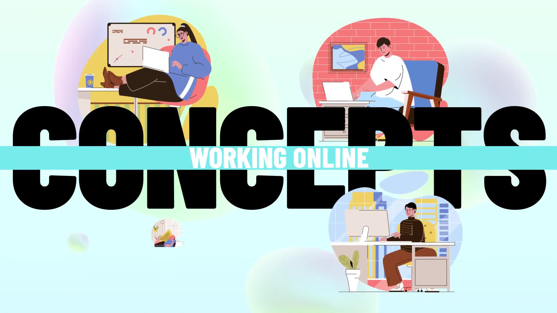 Working online Scene Situation Videohive 34772480 After Effects Image 1