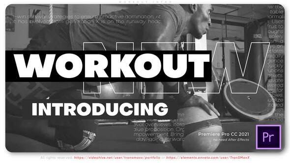 Workout Intro - 33715350 Download Videohive