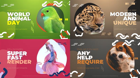 World Animal Day Opener - Videohive 28779842 Download