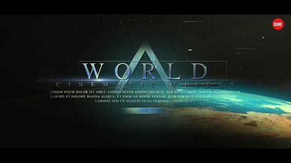 World Cinematic Titles - 23266913 Download Videohive