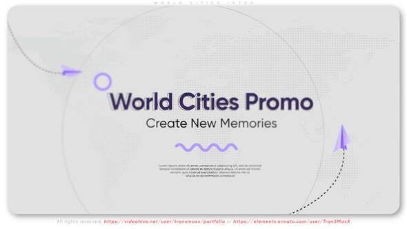 World Cities Intro - Videohive Download 34193014