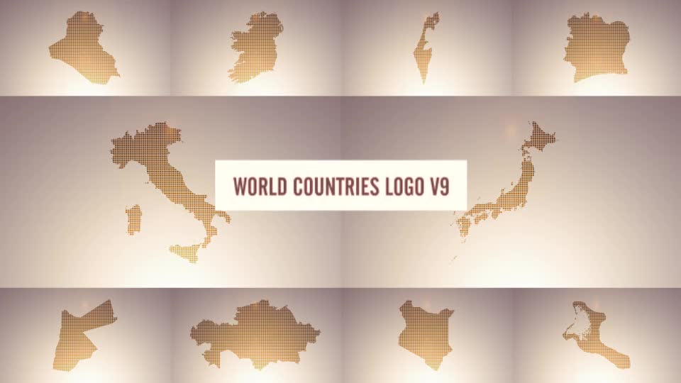World Countries Logo & Titles V9 Videohive 38971030 After Effects Image 1