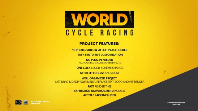 World Cycling Marathon Pack - Download Videohive 20086604