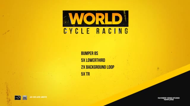 World Cycling Marathon Pack - Download Videohive 20086604