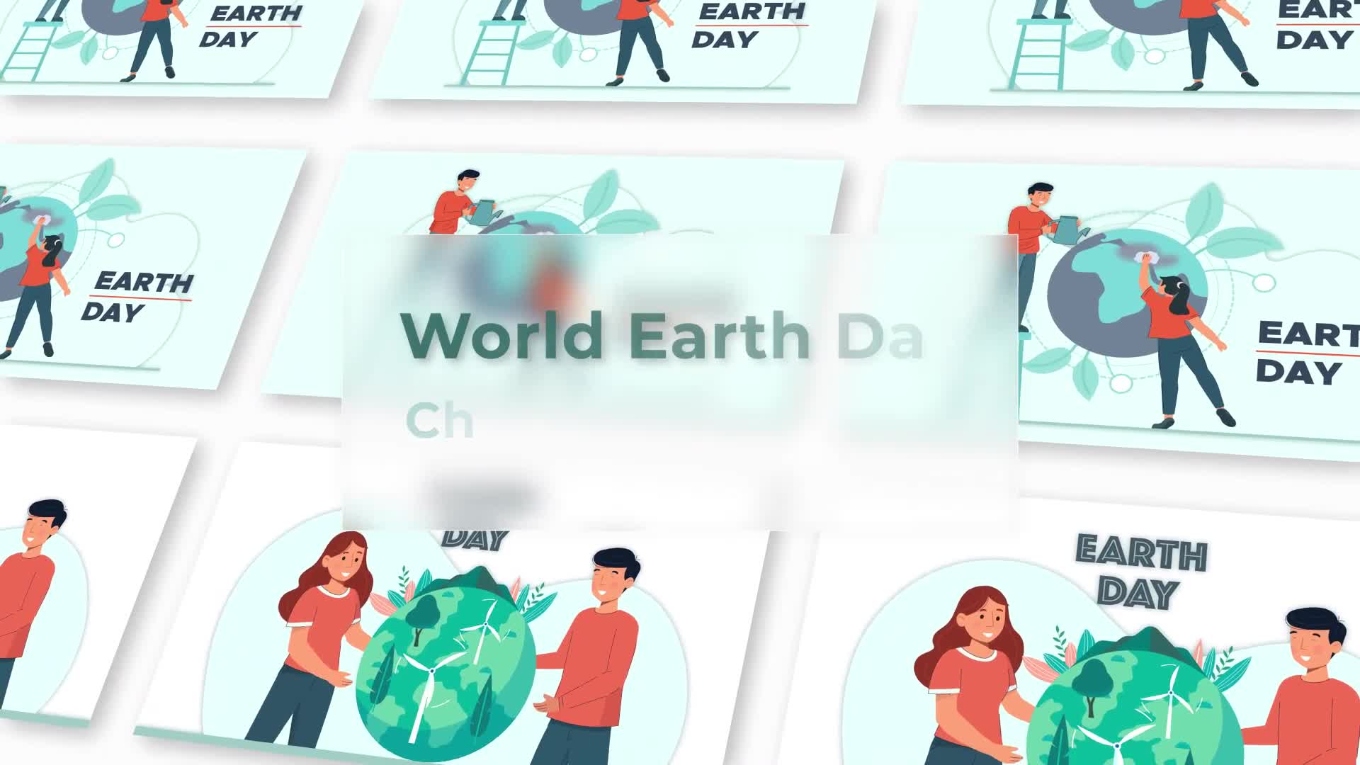 World Earth Day Explainer Animation Scene Videohive 38212458 After Effects Image 1