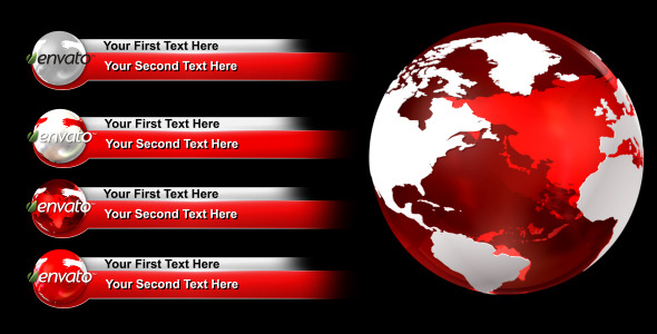 World Lower Thirds Pack - Download Videohive 2820970