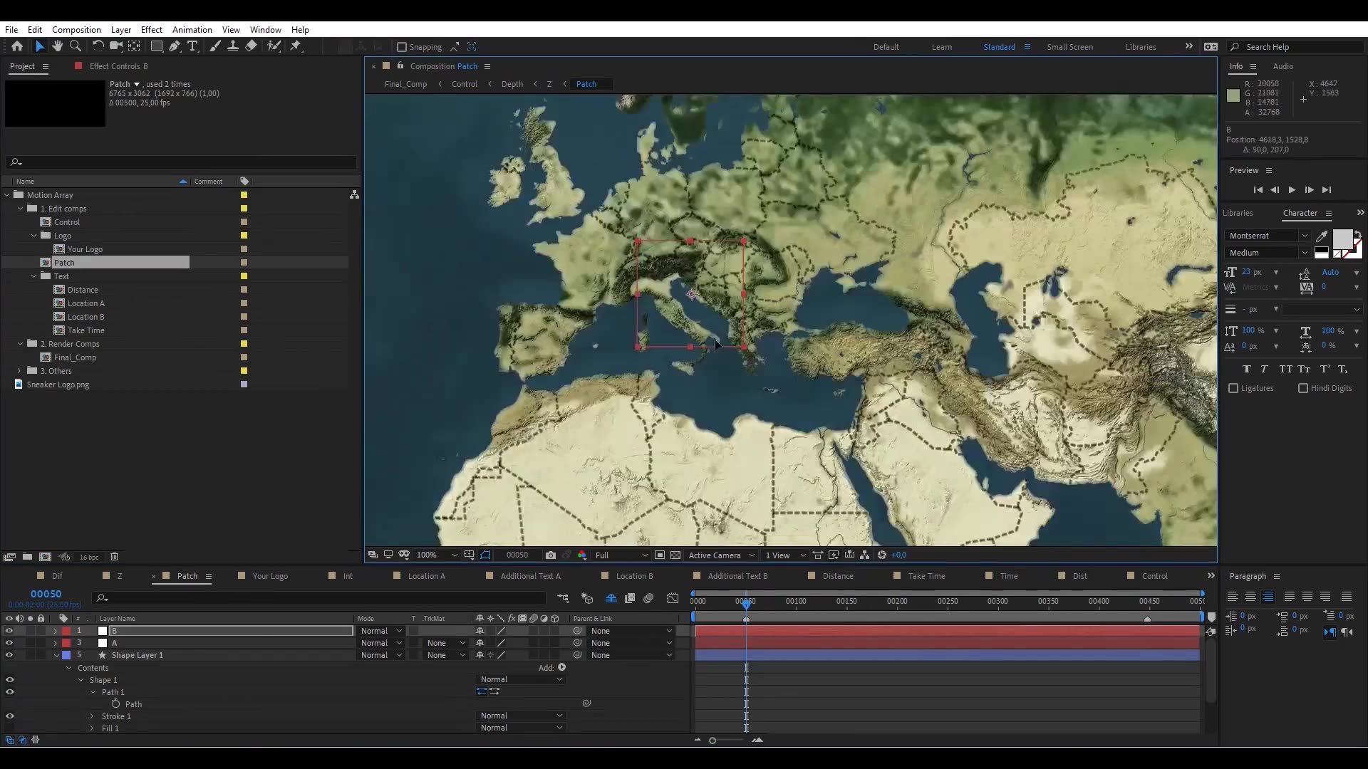 World Map Connector Videohive 29504986 After Effects Image 11