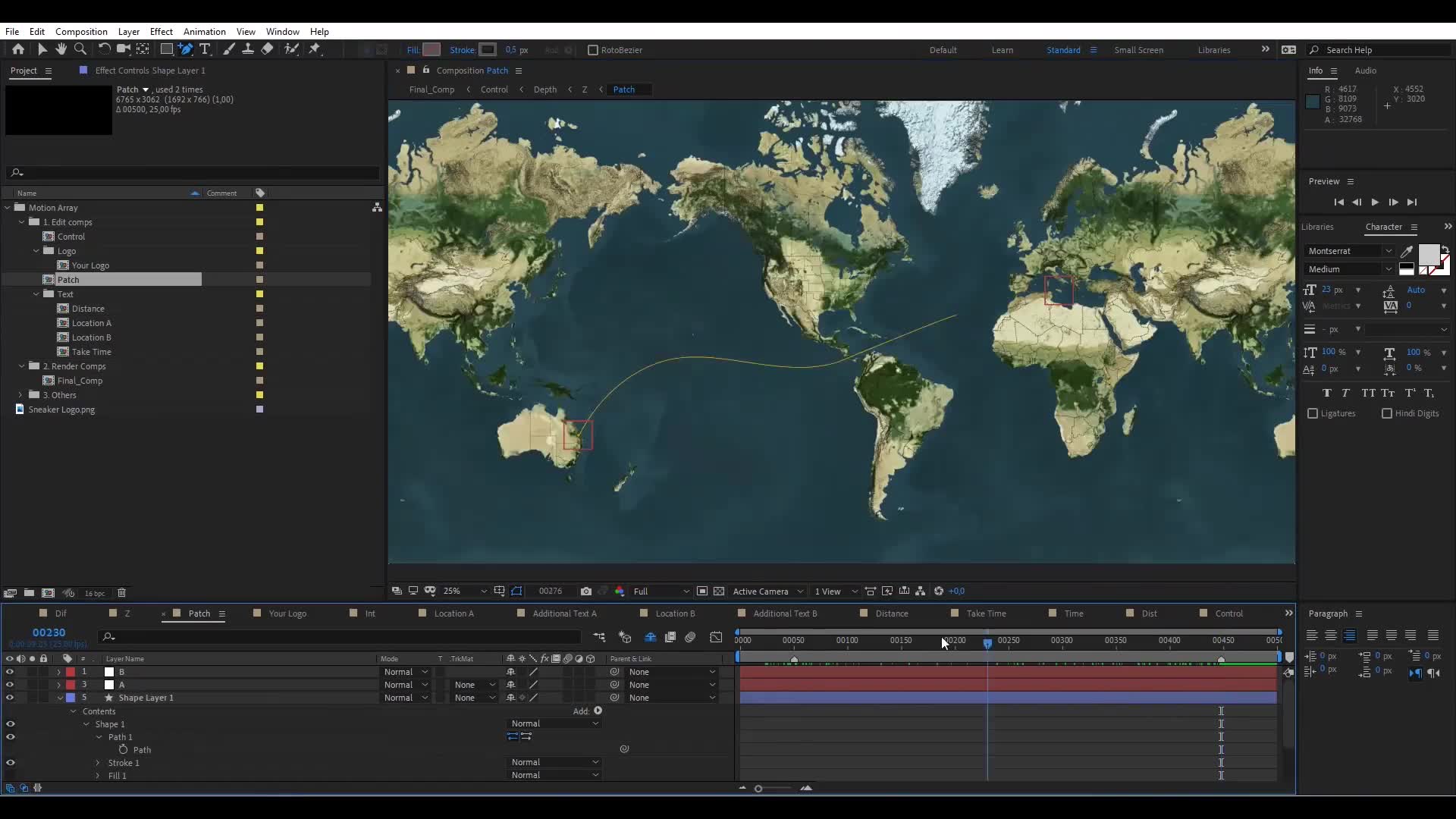 World Map Connector Videohive 29504986 After Effects Image 12