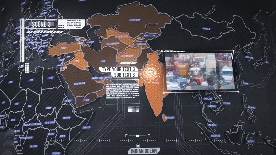 World Map Element 3D - Download Videohive 19202652