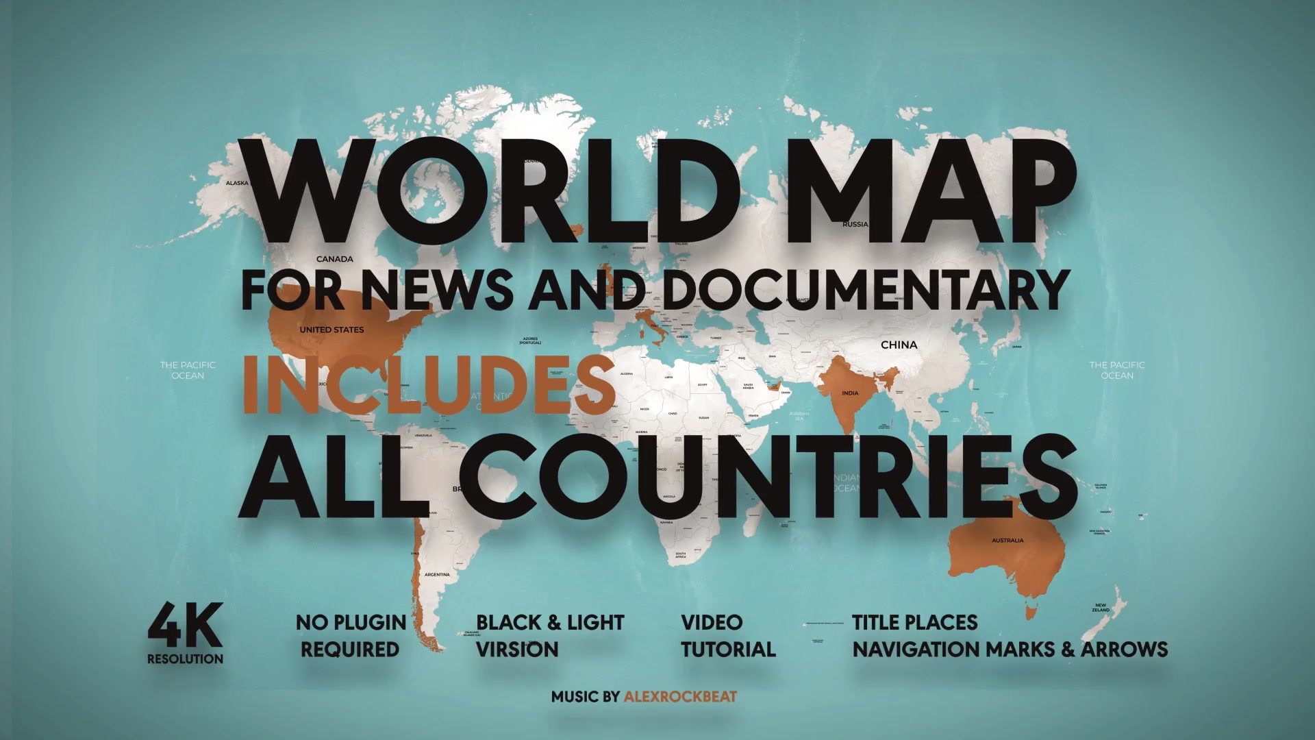 World Map For News and Documentary Videohive 35770205 After Effects Image 13