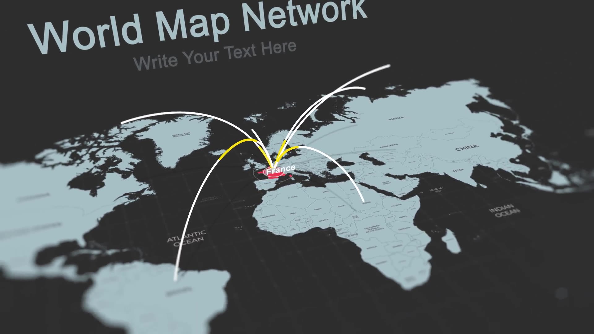 World Map Network Connection Videohive 40506805 After Effects Image 3