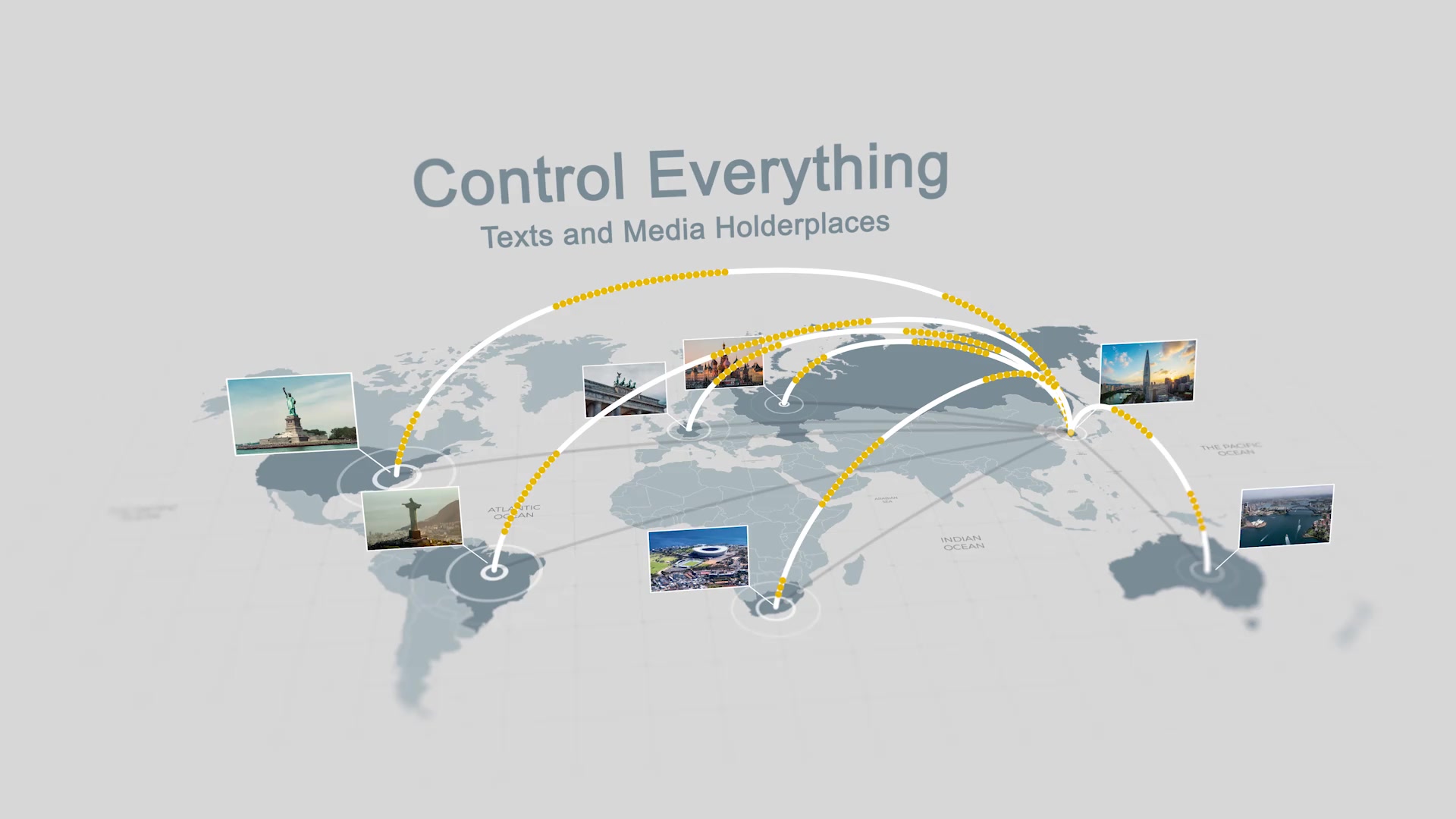 World Map Network Connection Videohive 40506805 After Effects Image 6