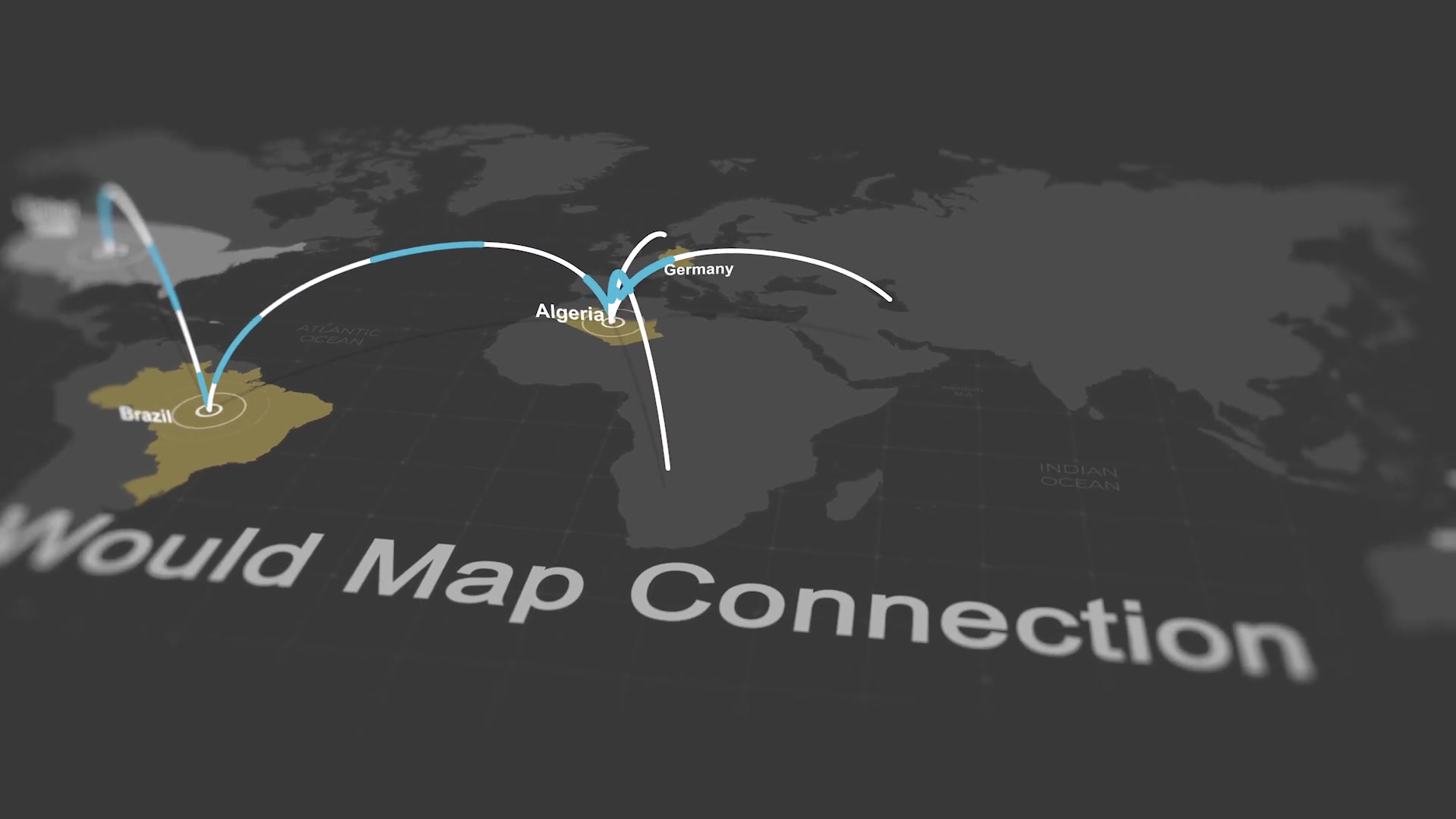 World Map Network Connection Videohive 40506805 After Effects Image 9
