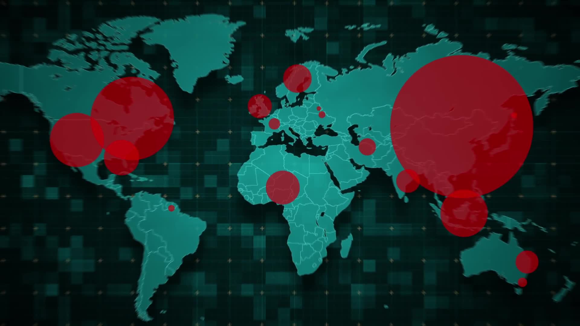 World Map Population Tracker | COVID 19 Coronavirus Flu Pandemic Videohive 25980181 After Effects Image 1
