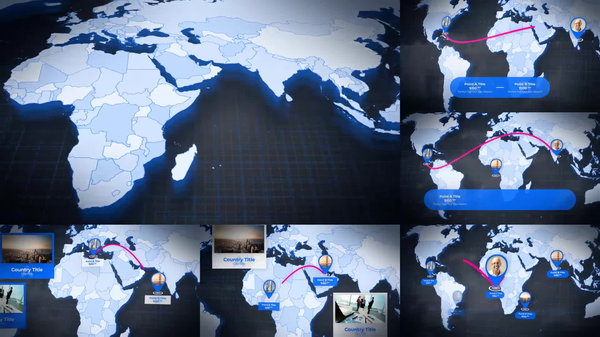 World Map Presentation Videohive 23895927 After Effects Image 1