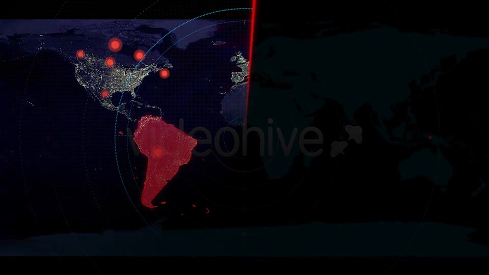 World Map Radar - Download Videohive 6434555