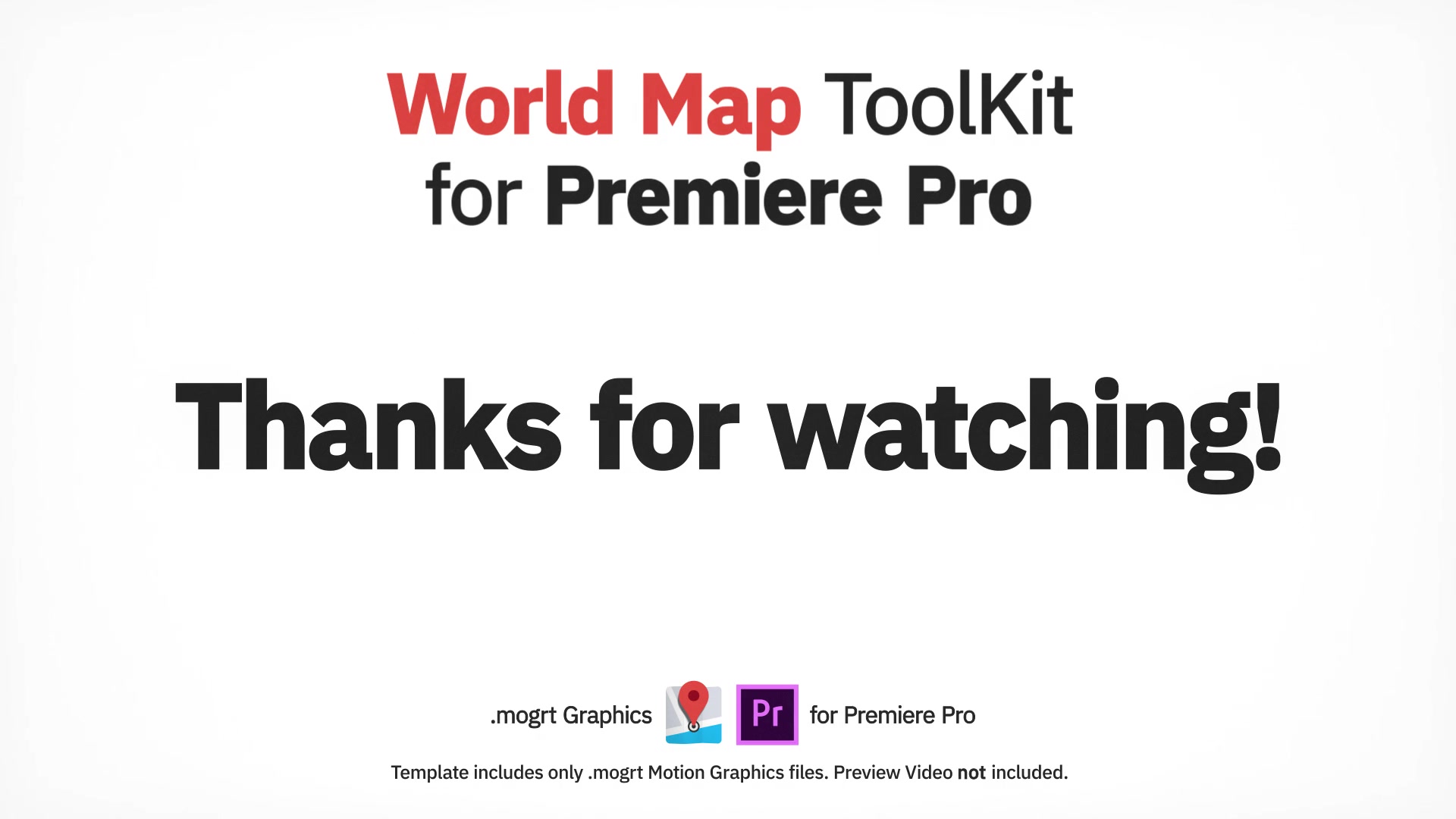 World Map ToolKit for Premiere Pro Videohive 23810482 Premiere Pro Image 12
