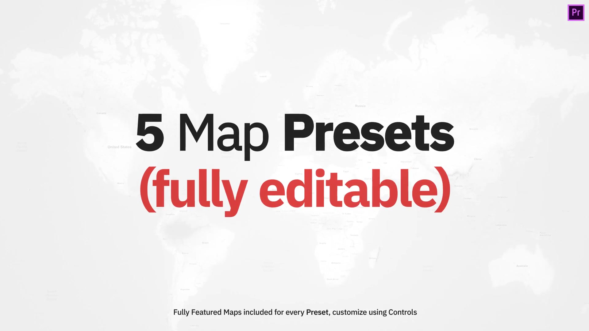 World Map ToolKit for Premiere Pro Videohive 23810482 Premiere Pro Image 6