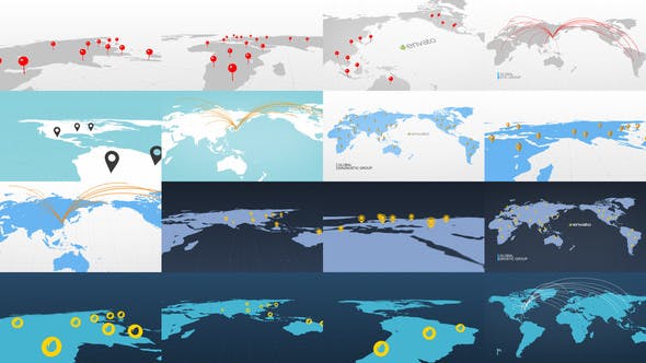 World Map - Videohive 23660232 Download