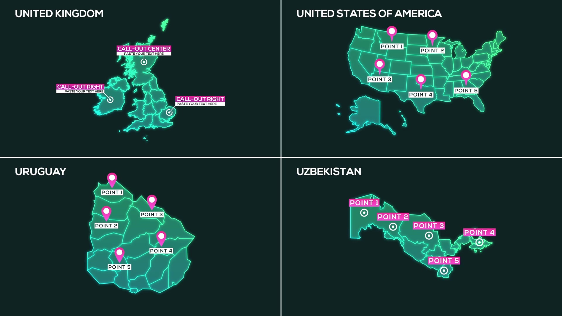 World Maps Bundle Videohive 24330028 Premiere Pro Image 12