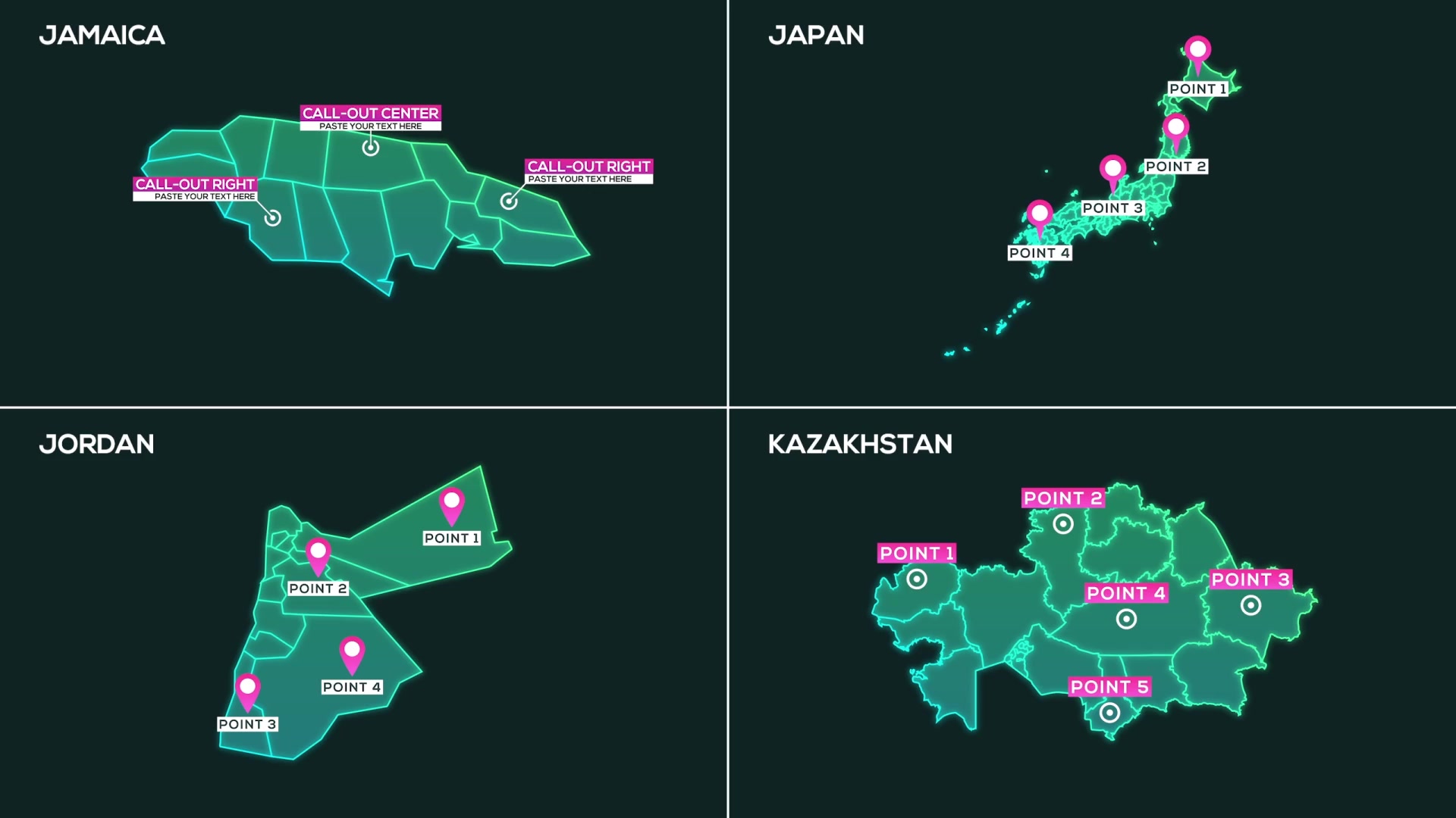 World Maps Bundle Videohive 24330028 Premiere Pro Image 7