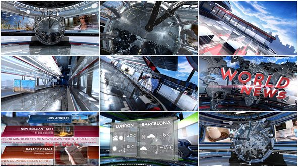 World News Broadcast Package - Download Videohive 9448821