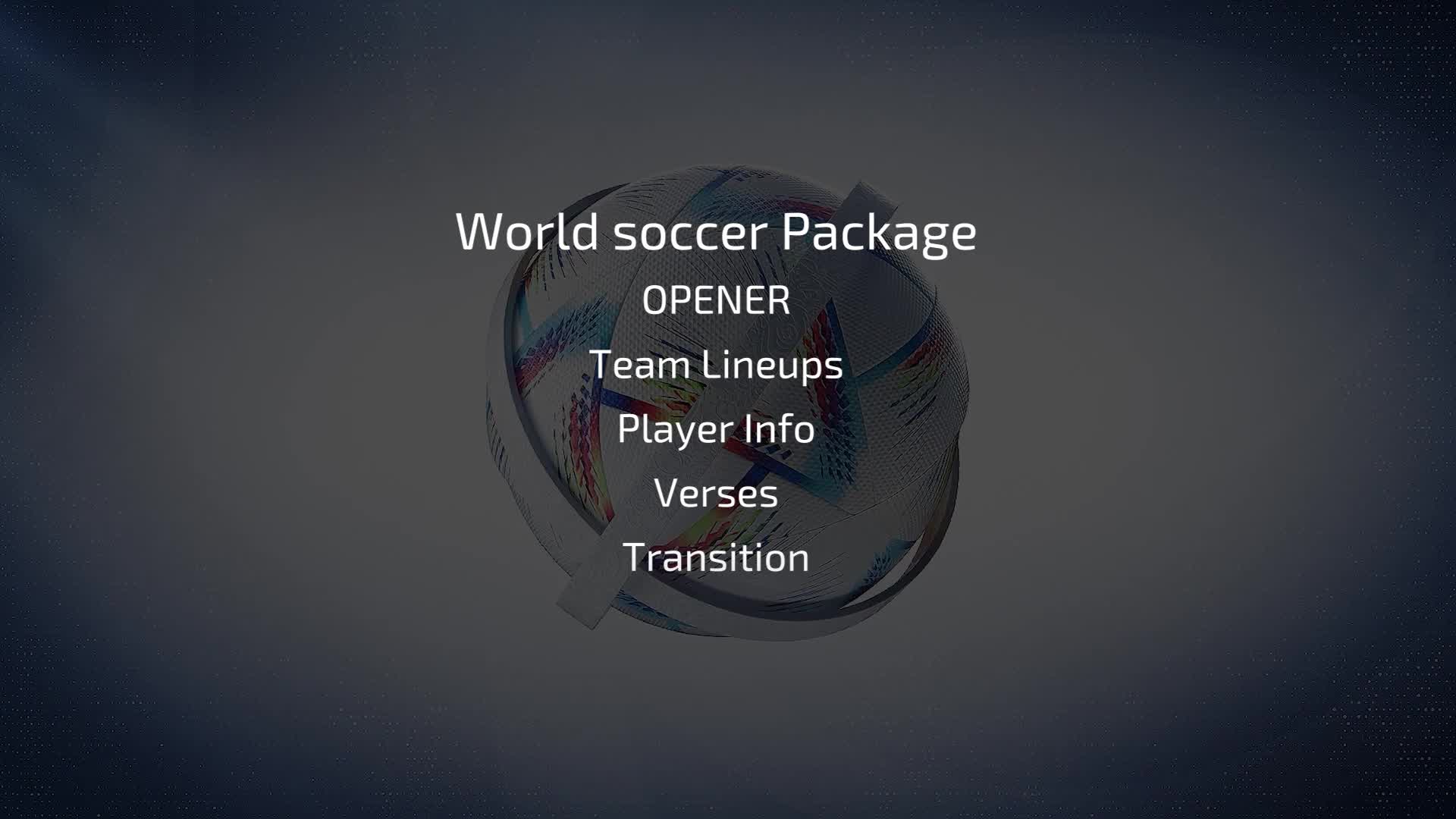 World soccer Package Videohive 39150738 After Effects Image 1