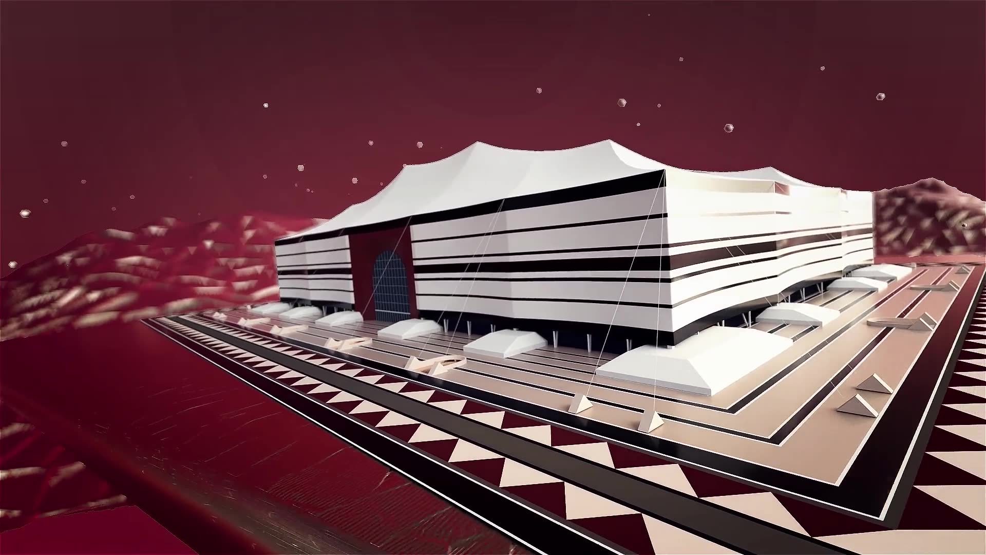 World Soccer Qatar 2022 Al Bayt Stadium Videohive 40791171 After Effects Image 4