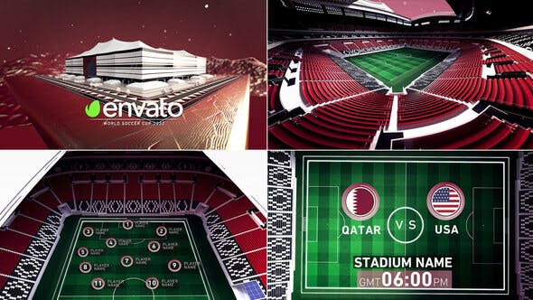 World Soccer Qatar 2022 Al Bayt Stadium - Download Videohive 40791171