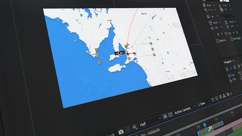 World Travel Maps Australia and New Zealand Videohive 23173916 After Effects Image 3