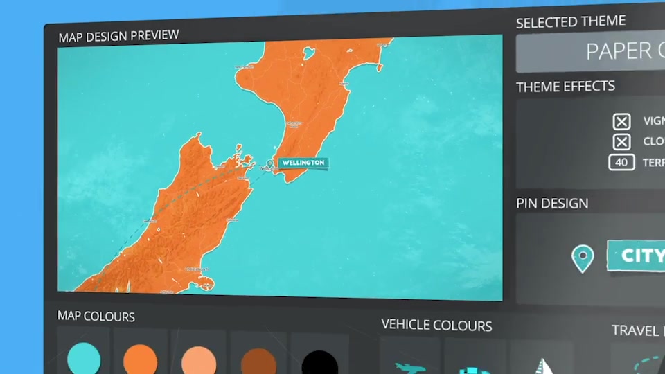 World Travel Maps Australia and New Zealand Videohive 23173916 After Effects Image 9