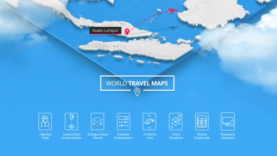 World Travel Maps Videohive 23191952 After Effects Image 1