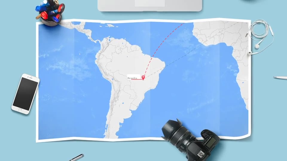 World Travel Maps South America Videohive 23214057 After Effects Image 2