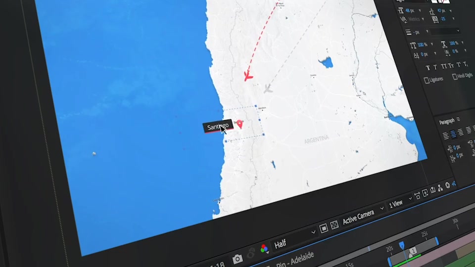 World Travel Maps South America Videohive 23214057 After Effects Image 3