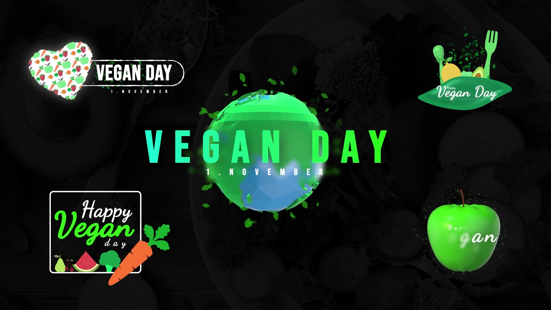 World Vegan Day Titles Videohive 33909992 Premiere Pro Image 10