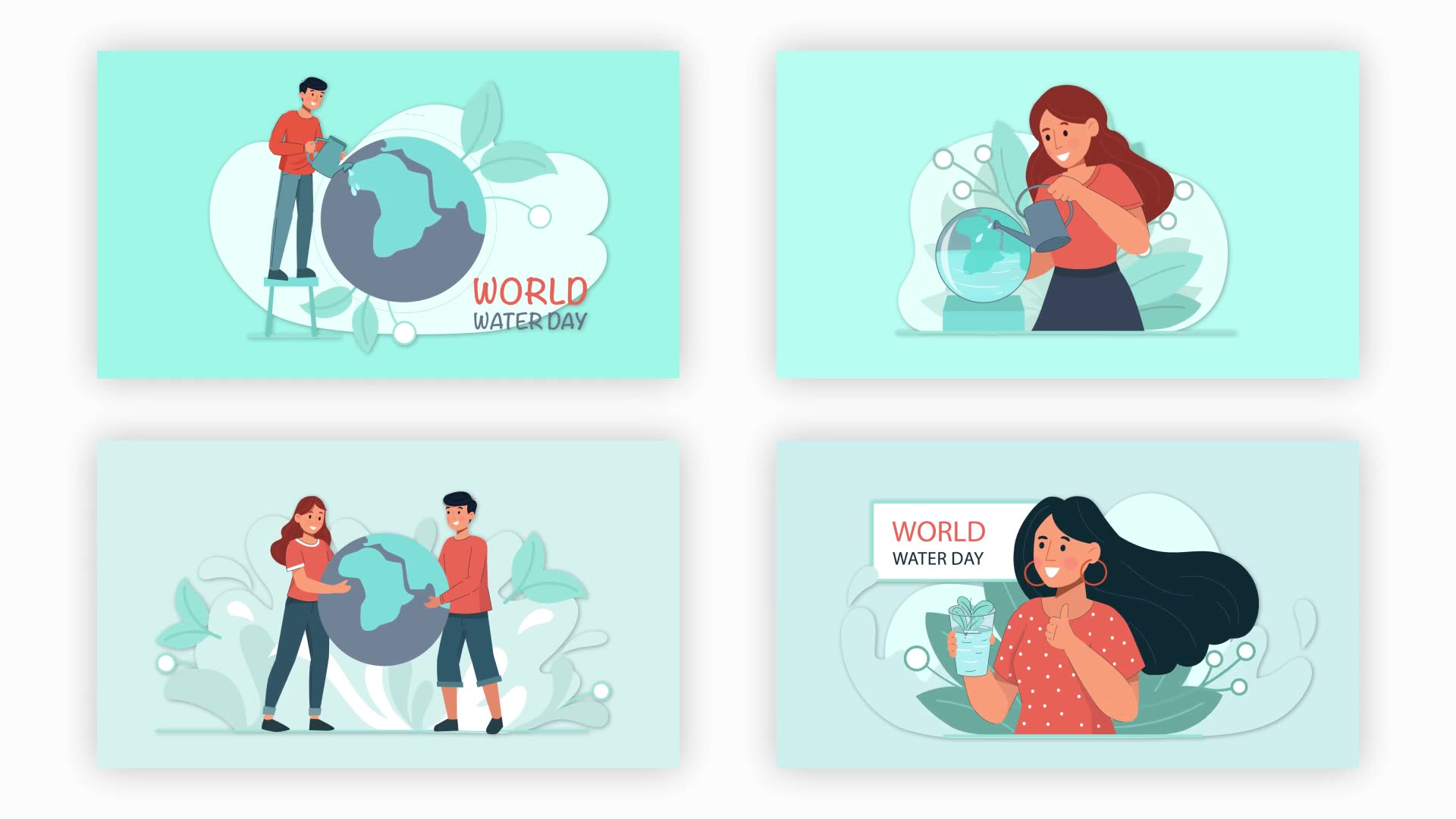 World Water Day Scene Animation Pack Videohive 36707931 After Effects Image 10
