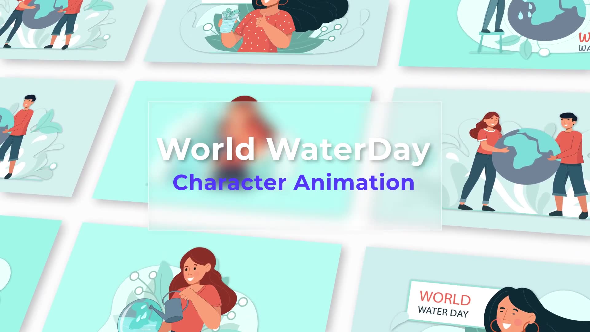 World Water Day Scene Animation Pack Videohive 36707931 After Effects Image 2