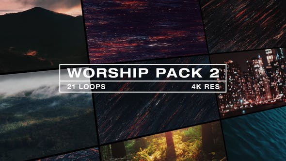 Worship Backgrounds Pack 2 - Videohive Download 34883488