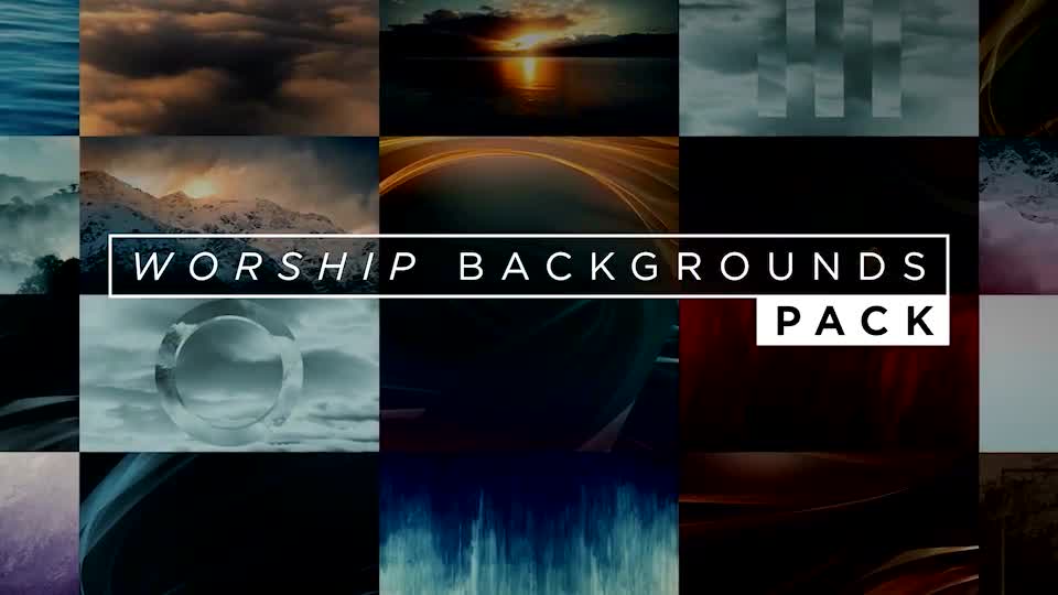 Worship Backgrounds Pack Videohive 21637485 After Effects Image 1