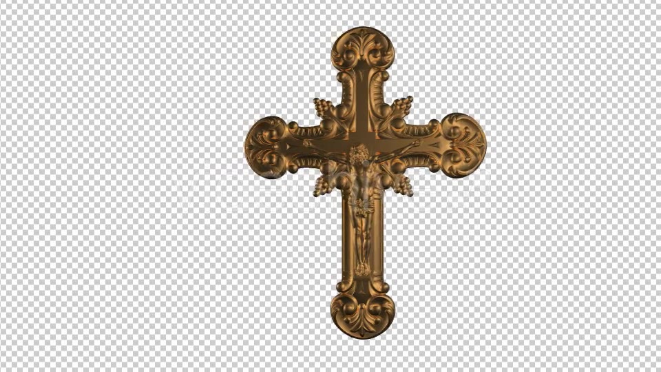 Worship Crucifix Gold Cross - Download Videohive 19011365