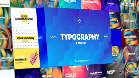 X Motion | Typography | After Effects - Videohive 27517279 Download