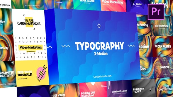 X Motion Typography | Premiere Pro - Download Videohive 27595711