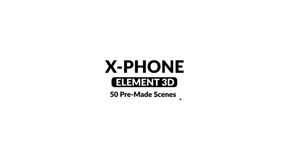 X Phone Promo For Element 3D - Download Videohive 21513856