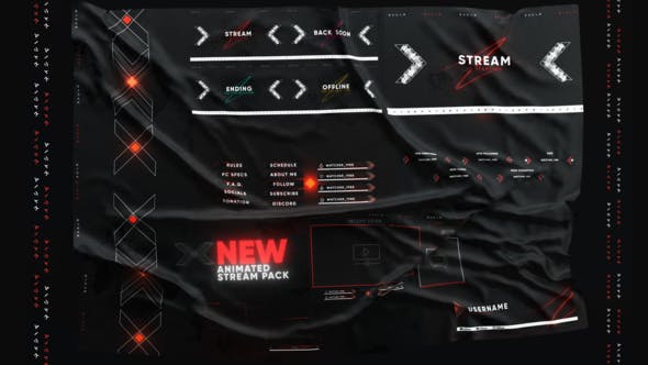 X Stream Package Overlays, Screens - Videohive 38034627 Download