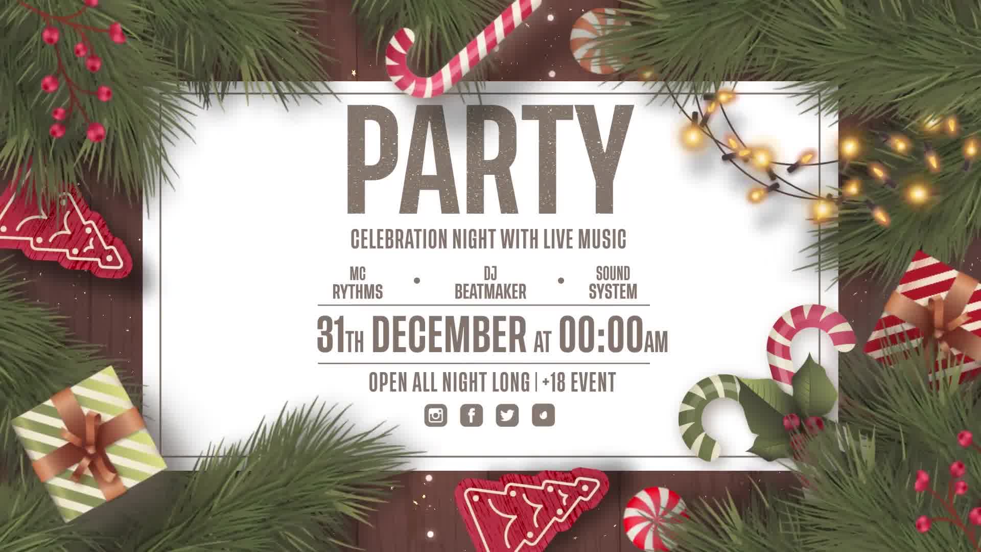 Xmas Party Invitation | MOGRT Videohive 35388237 Premiere Pro Image 10