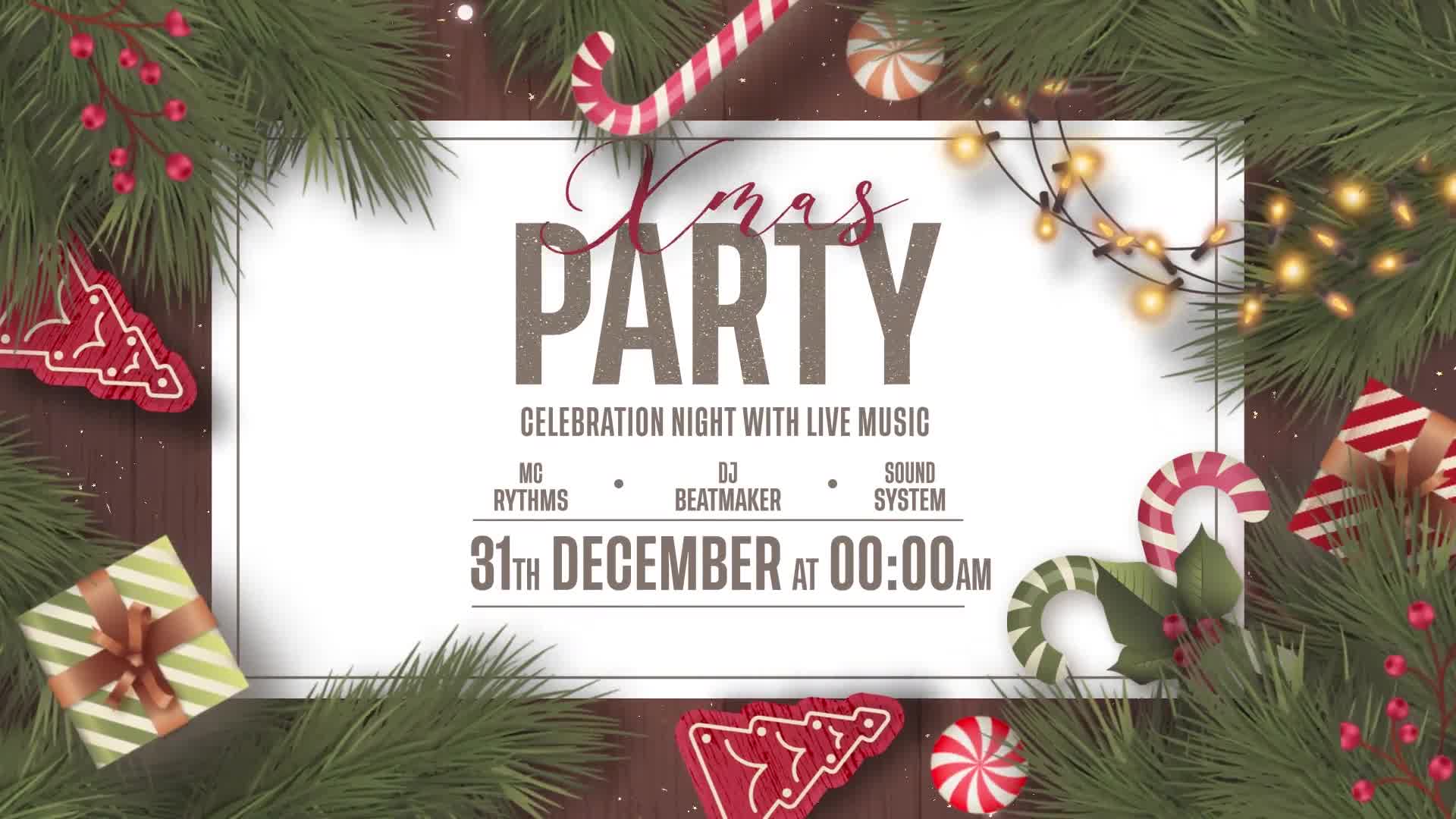 Xmas Party Invitation | MOGRT Videohive 35388237 Premiere Pro Image 9