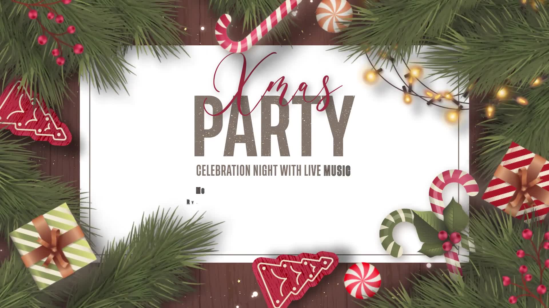 Xmas Party Invitation Videohive 35380035 After Effects Image 7