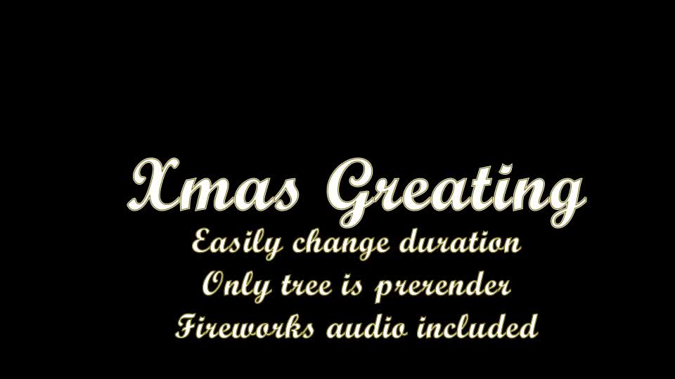 Xmas Tree Greeting & Countdown Videohive 6278582 After Effects Image 1